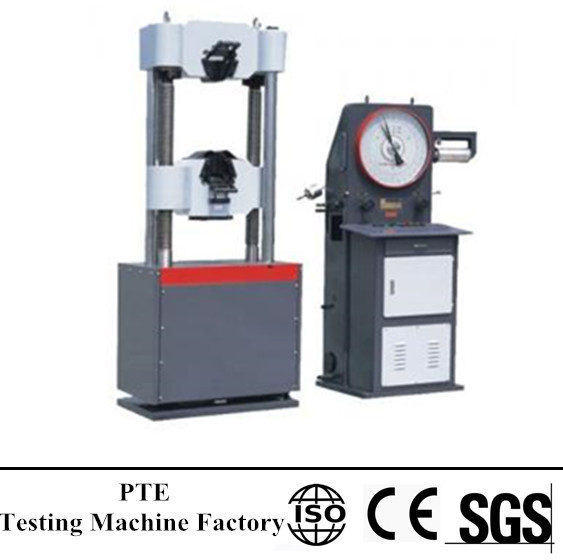 WE Dial Gauge Compression Tensile Press Testing Equipment price/Analogue Display Electric Hydraulic Universal Testing Machine
