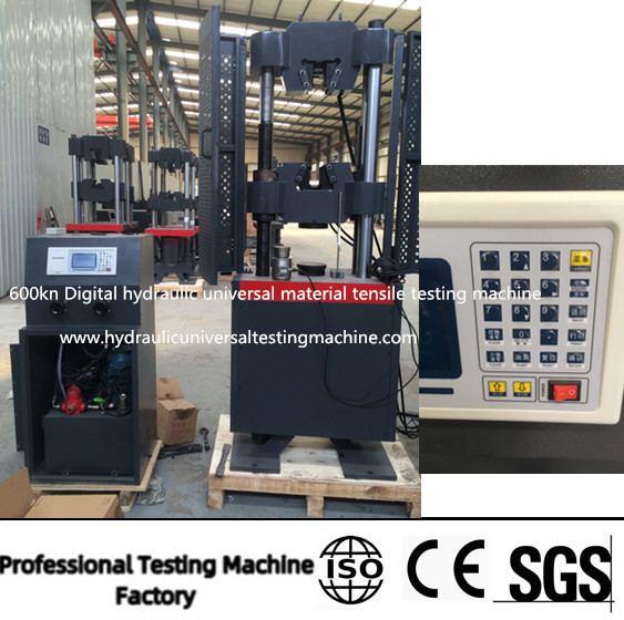 WEW-600D Tampilan Komputer Machine Hydraulic Universal Testing