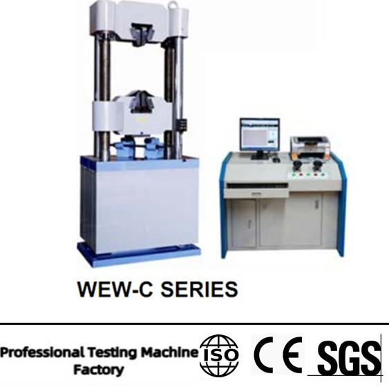 WE-C Modelo hidráulico máquina de teste analógico Universal