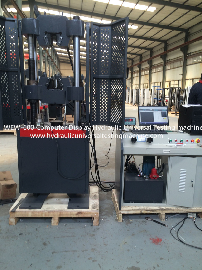 hydraulic universal testing machine 600 kn